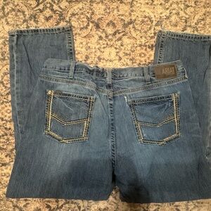 Ariat Men's Straight Fit Blue Jeans 44 x 32